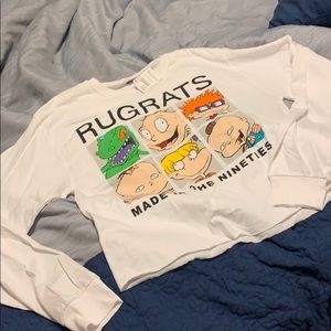 Long sleeve Rugrats crop top